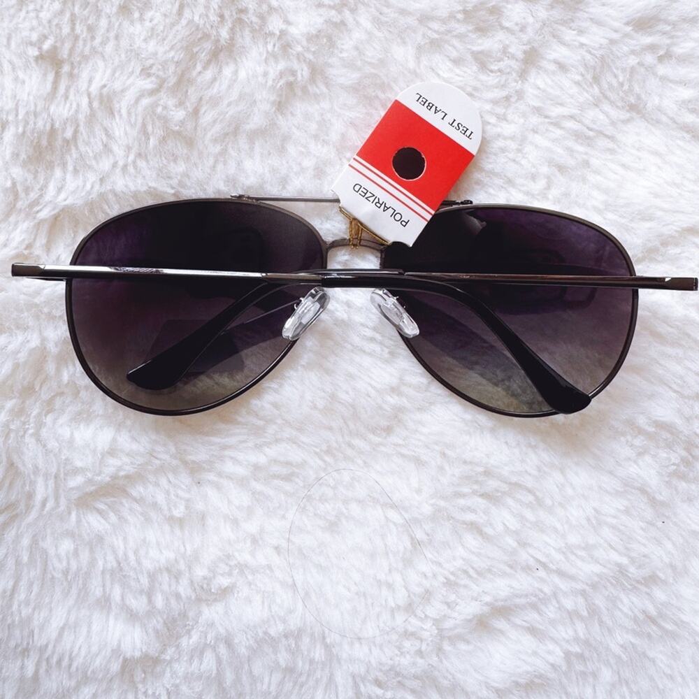 Felix Black W/Black Rim Polarized Aviator Sunglasses - Picture 13 of 13